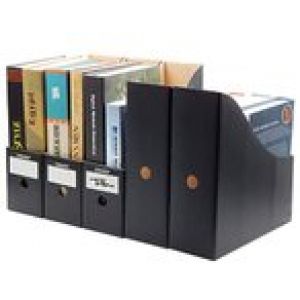 TOSSOW ファイルボックス a4 紙 ファイル立て ファイルスタンド 収納ボックス ボックス ファイル 組み立て式 5個組 ホーム オフィス用品