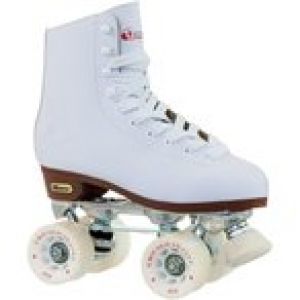 Chicago Women's Leather Lined Rink Roller Skate (Size 9), White