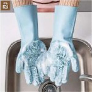 Youpin シリコーン クリーニング 手袋 キッチン 食器 環境にやさしいシリコン 高耐熱 -20 °- 200 °0