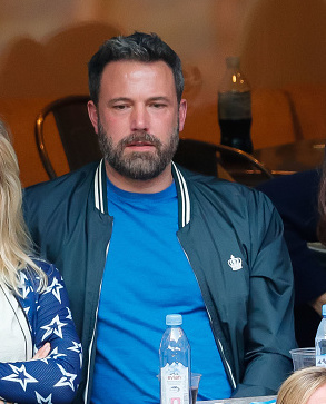 NEW YORK, NY - SEPTEMBER 10:  Ben Affleck and Lindsay Shookus attend the 2017 US Open Tennis Championships  at Arthur Ashe Stadium on September 10, 2017 in New York City.  (Photo by Jackson Lee/WireImage)