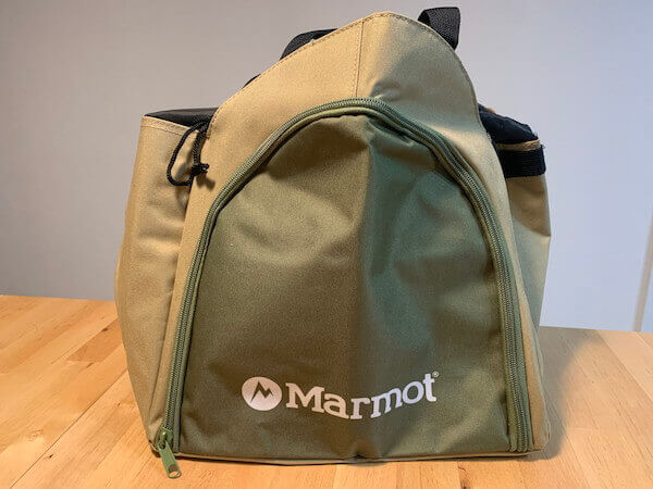 付録レビュー】「MonoMax」1月号、マーモット大容量テント型バッグは